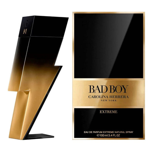 Bad Boy Extreme by Carolina Herrera Cologne for Men EDP 3.3 / 3.4 oz New In Box